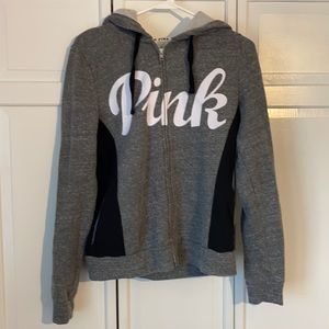 PINK zip up hoodie
